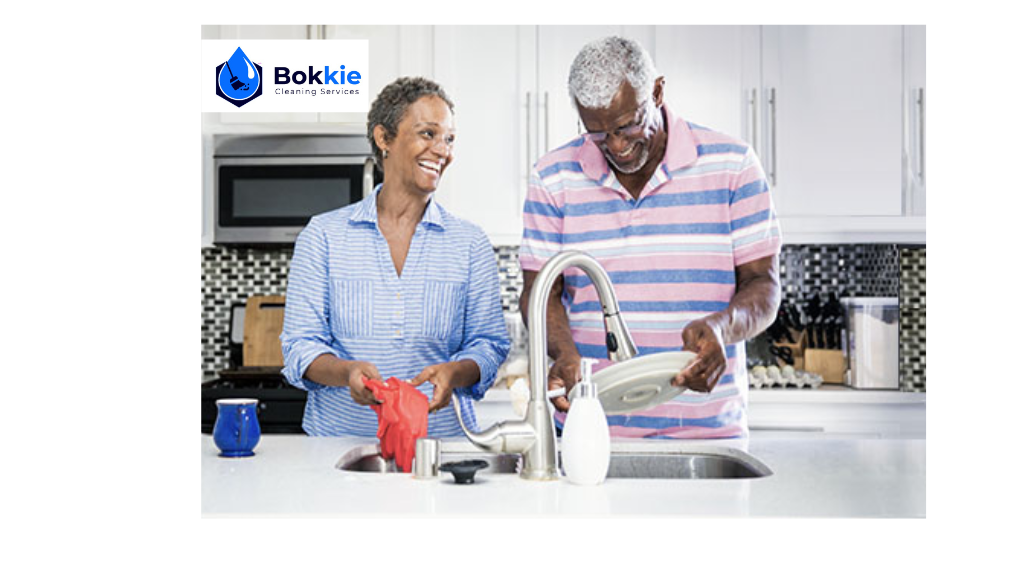 Family cleaning time